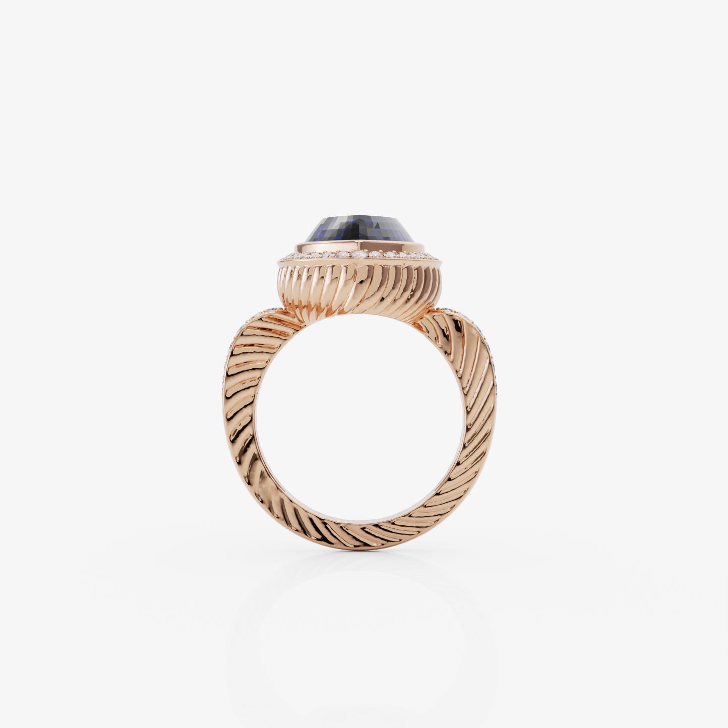 Blue Sapphire Elegance Ring