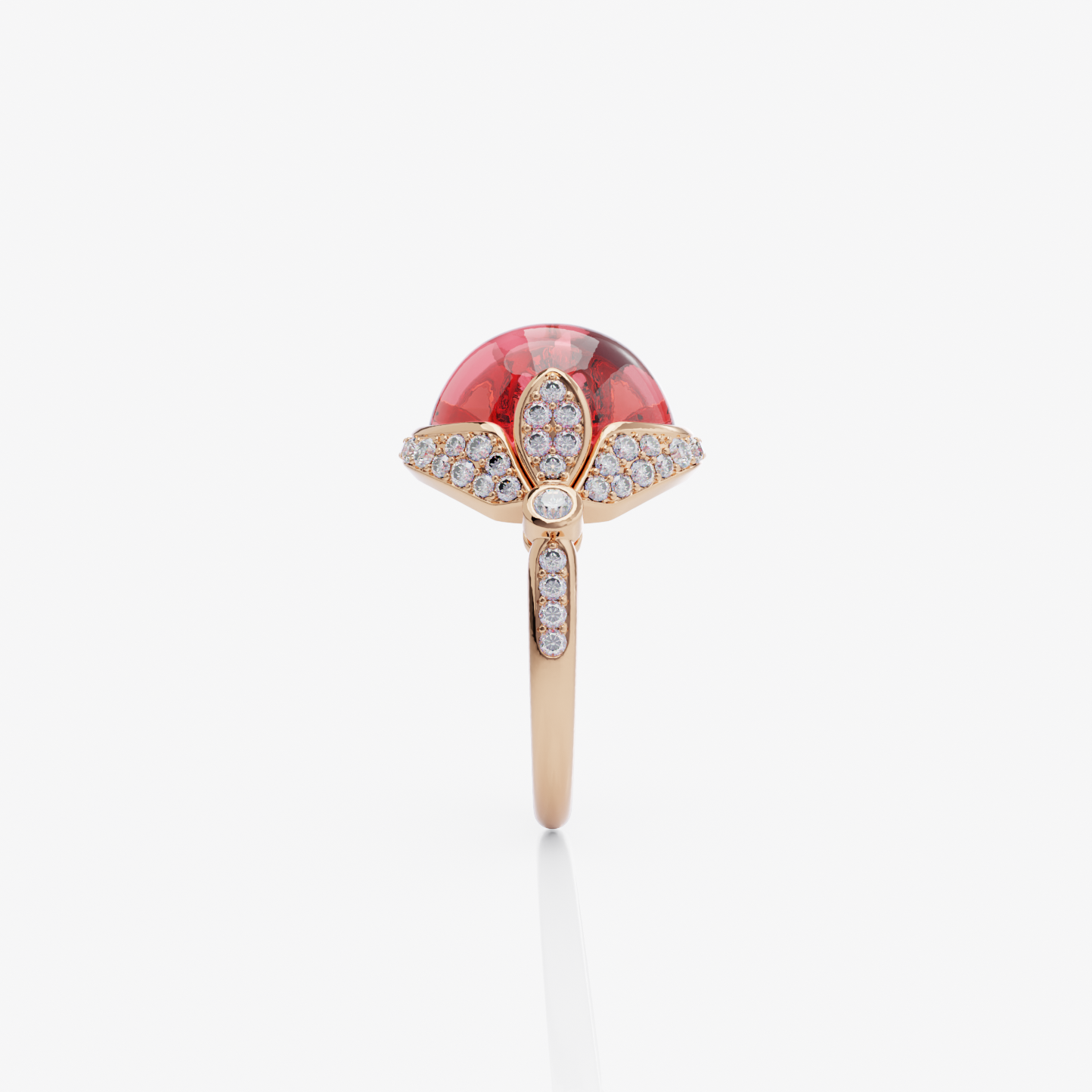 Ruby GF Blossom Ring