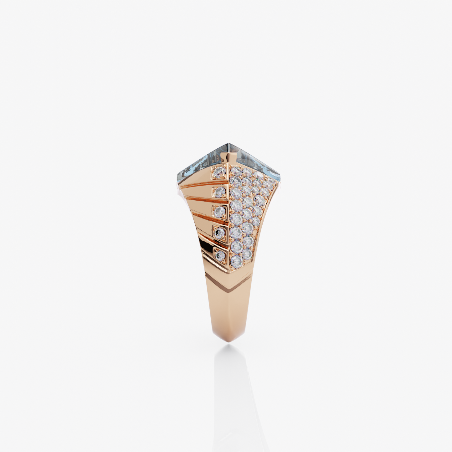 Celestial Blue Topaz Ring