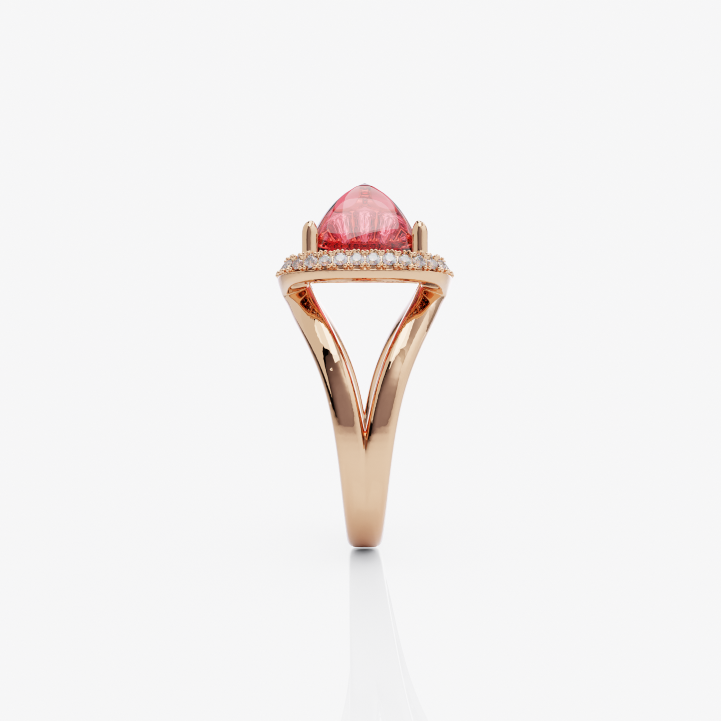 Radiant Elegance in Ruby GF