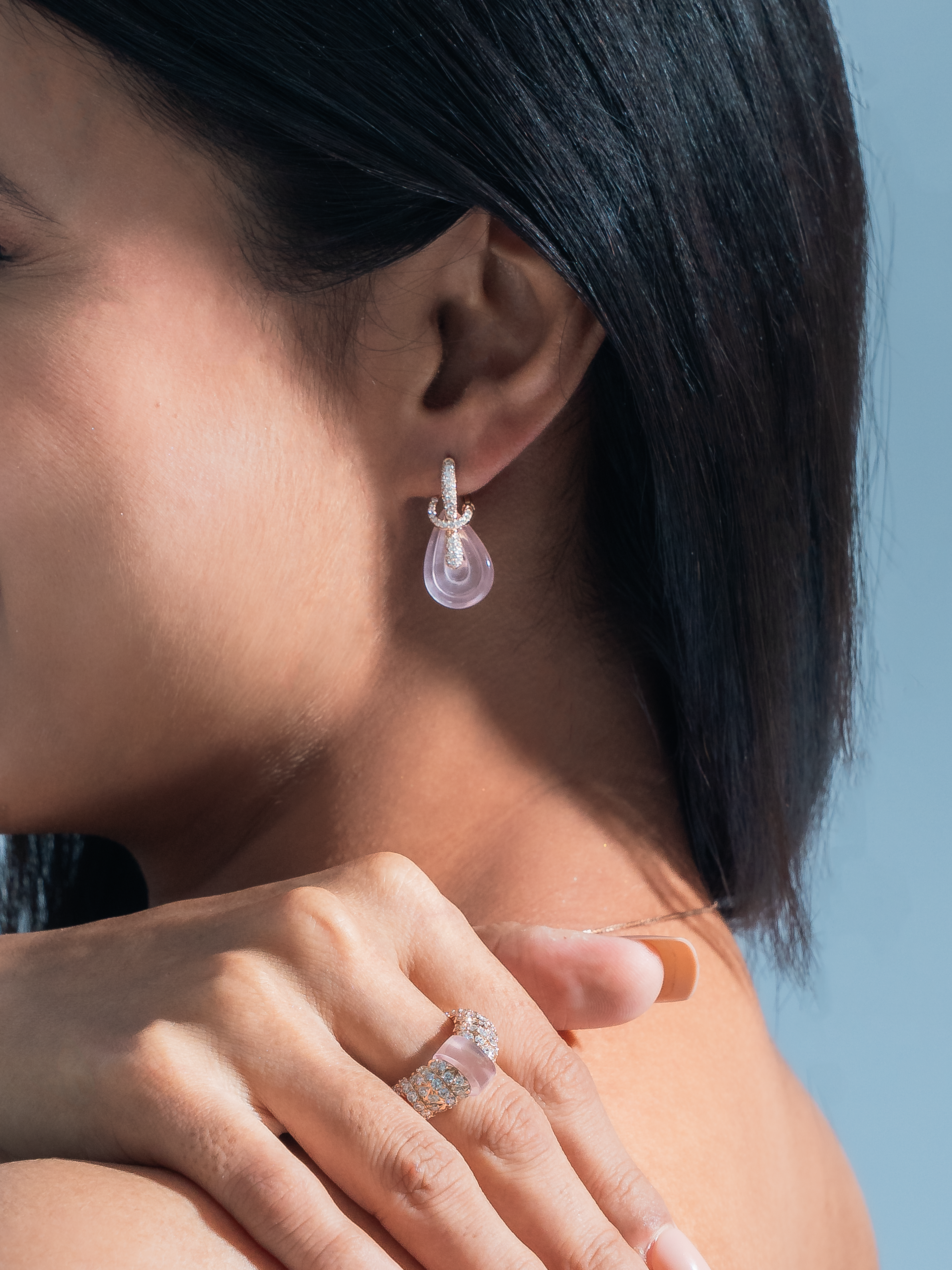 Swans of the Dream Lake Earrings