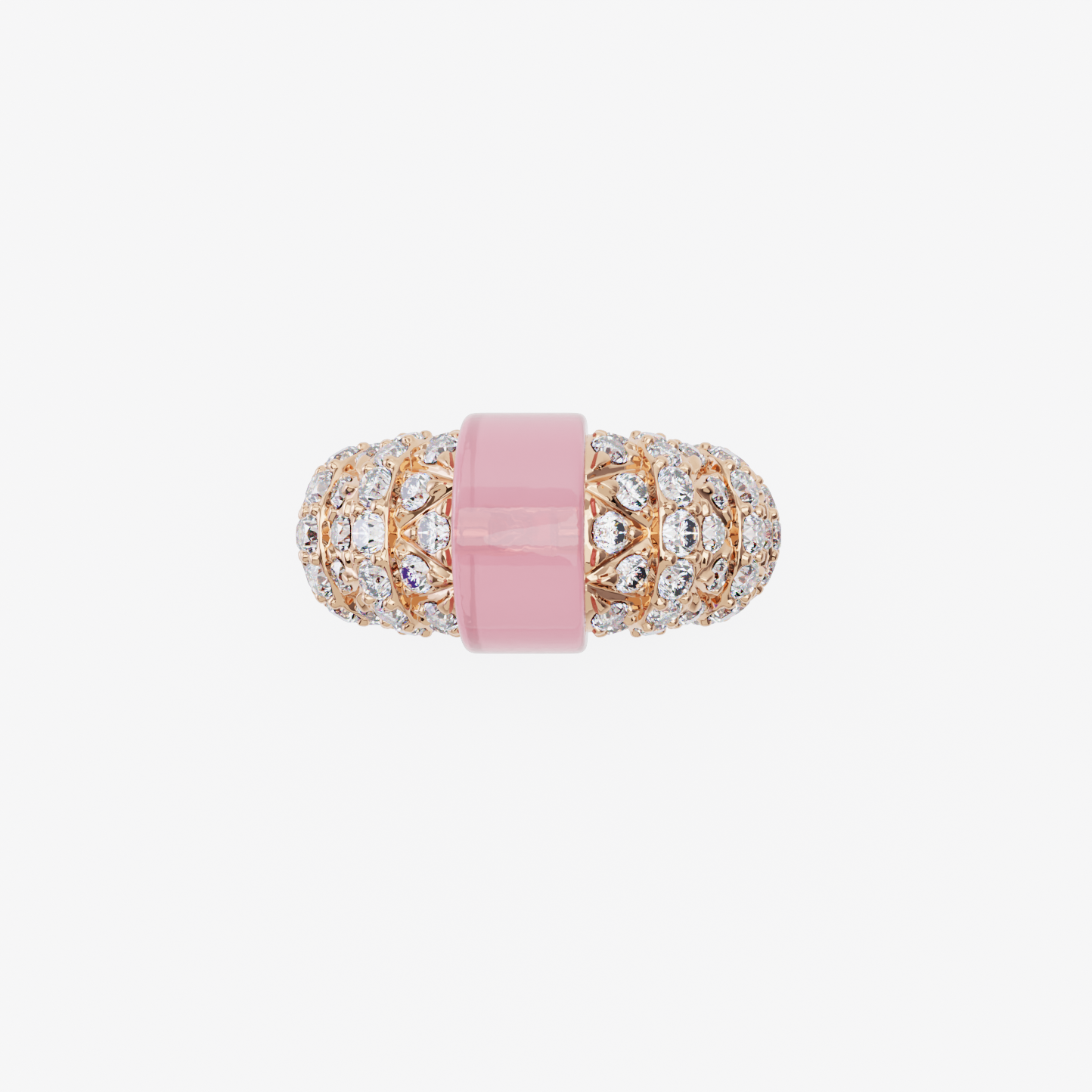 Rose Quartz Delight Ring