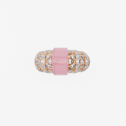 Rose Quartz Delight Ring