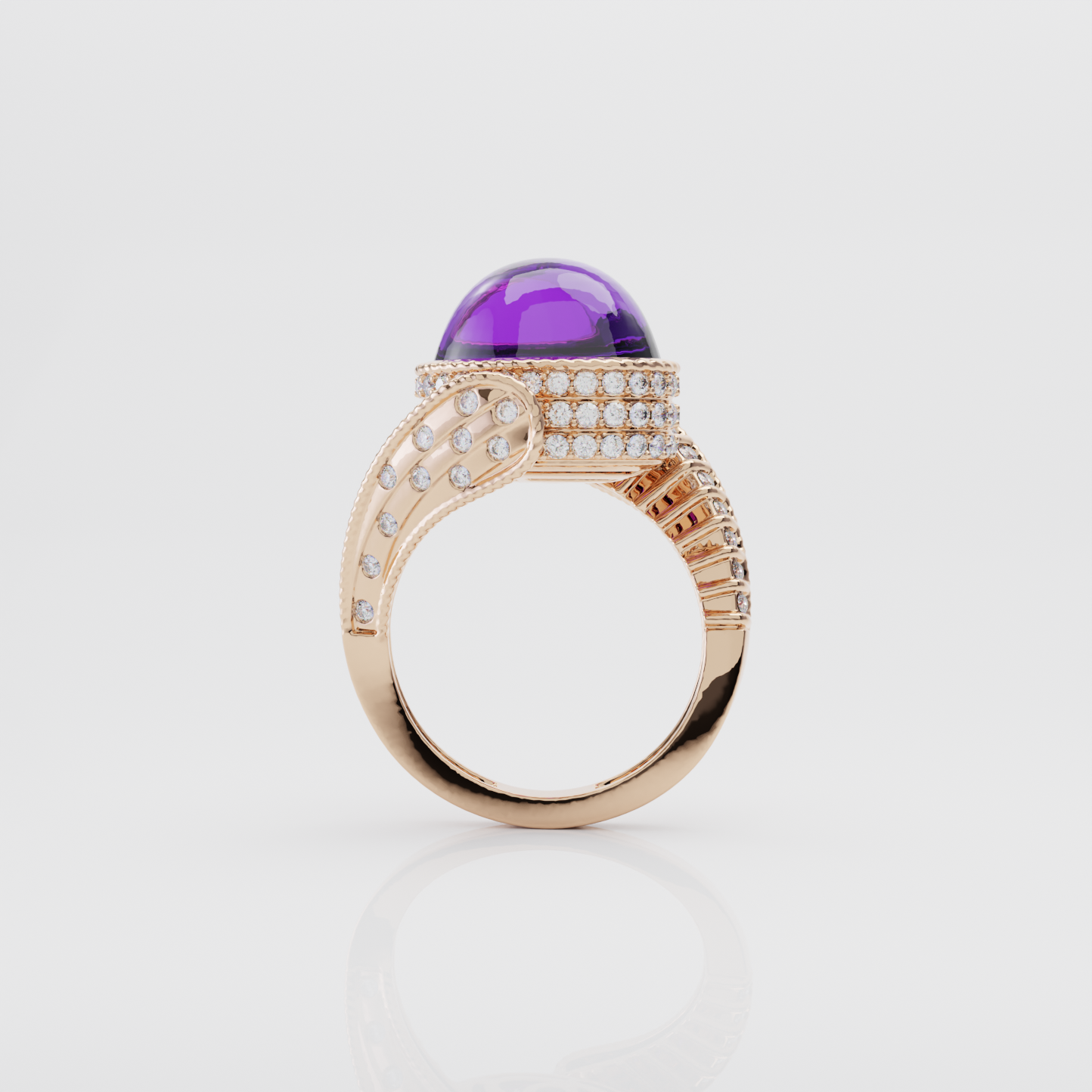 Amethyst Sunrise Ring