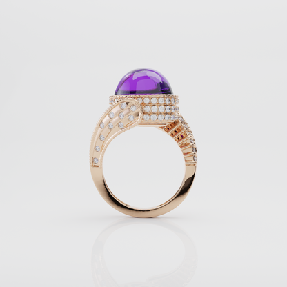 Amethyst Sunrise Ring