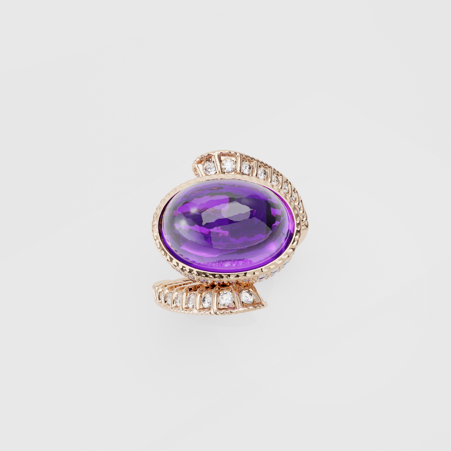 Amethyst Sunrise Ring