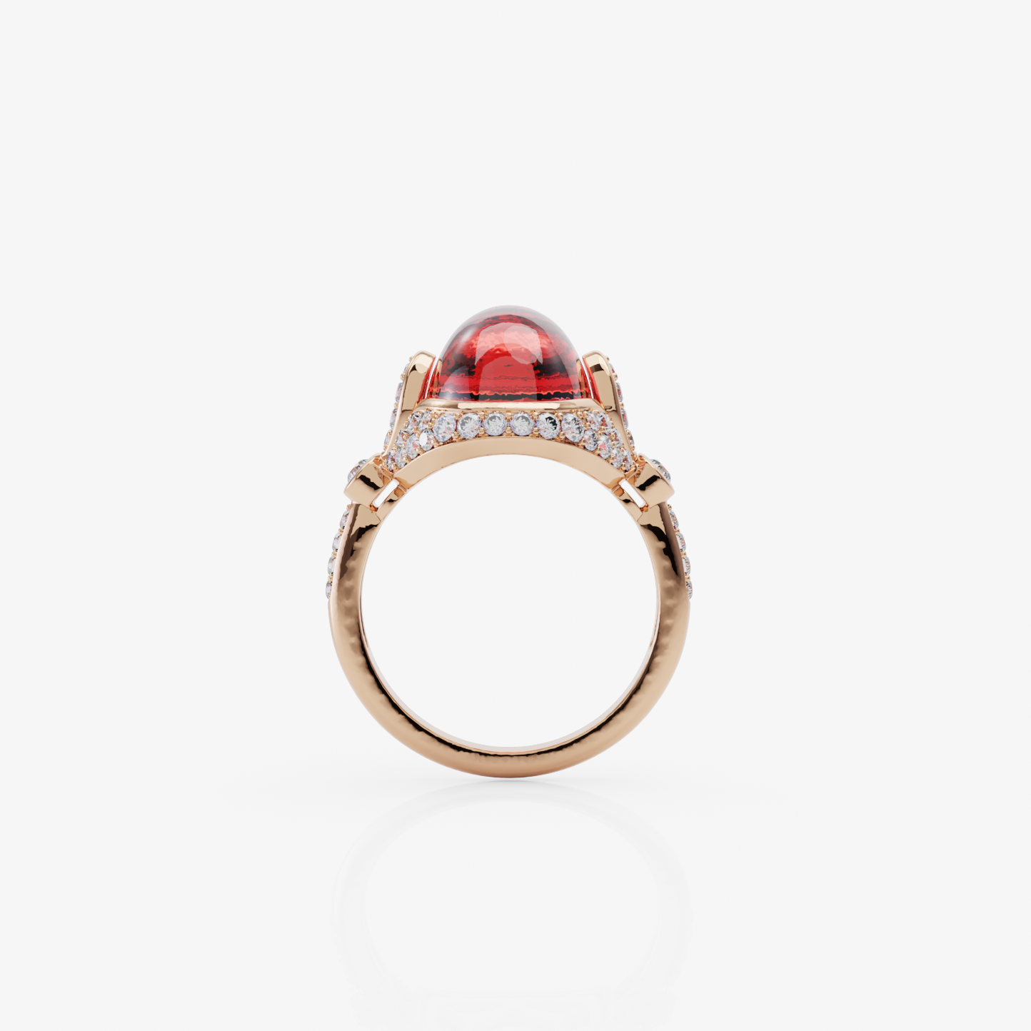 Ruby GF Blossom Ring