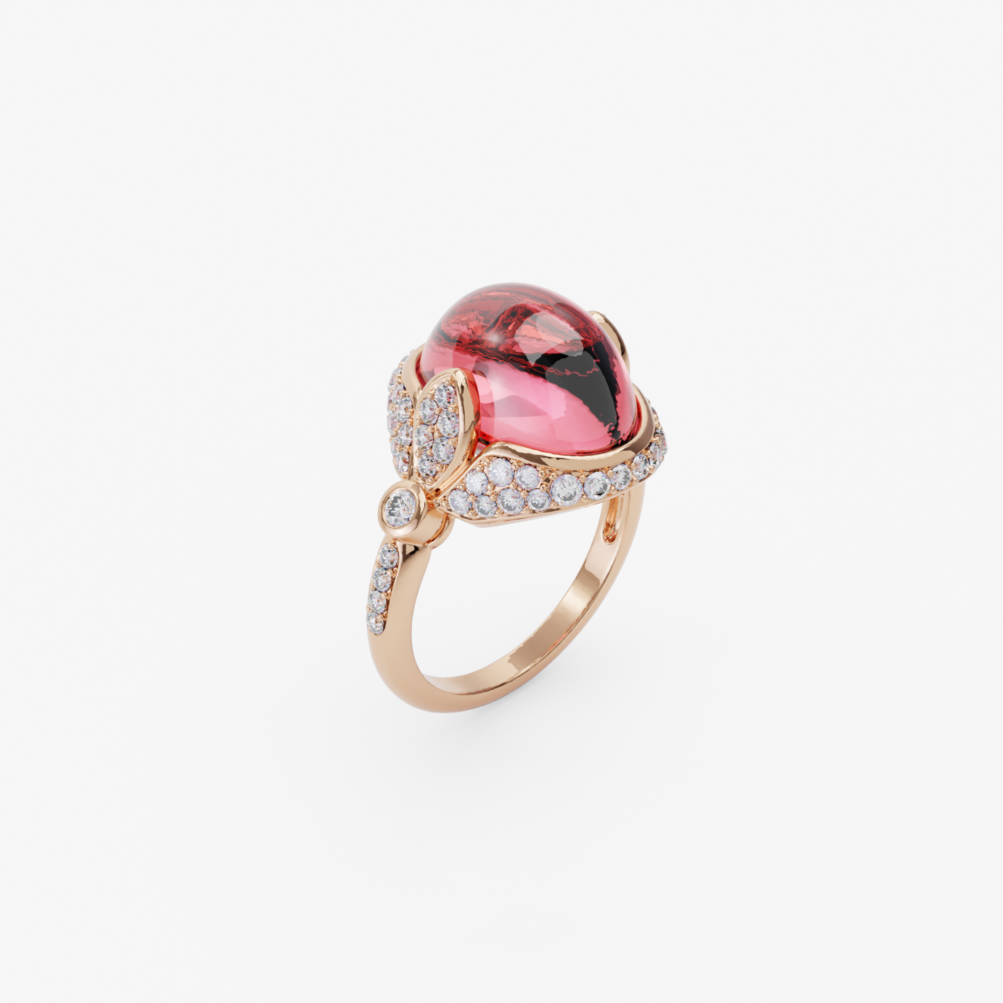 Ruby GF Blossom Ring