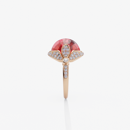 Ruby GF Blossom Ring