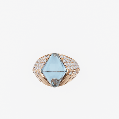 Celestial Blue Topaz Ring