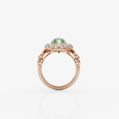 Lush Green Sapphire Ring